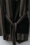AVIVA JIFEI XUE A21-BWJ Heavy Wool Blend Belted Wrap Jacket